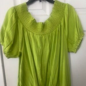 Vibrant Green Women's Blouse